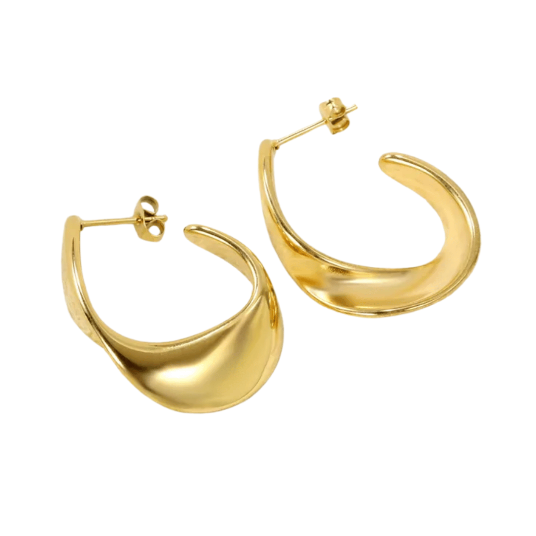 Gold Summer Hoops | AYRE Jewellery