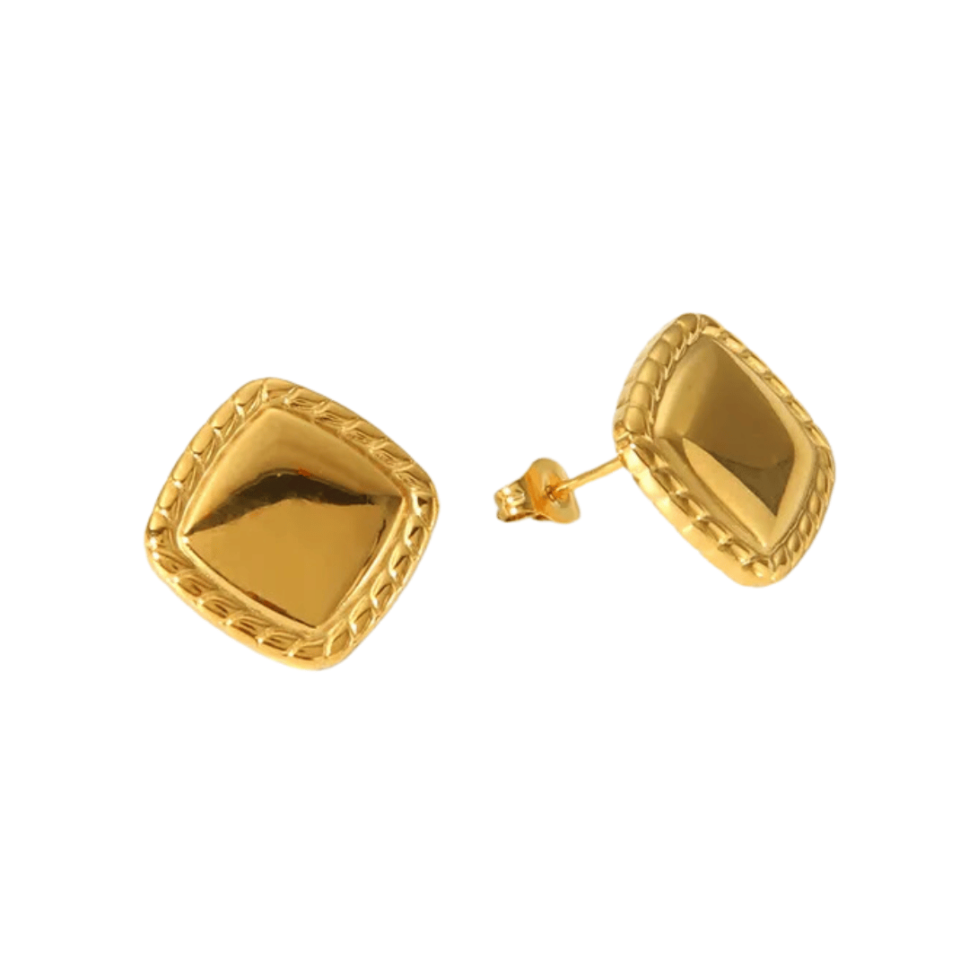 Vintage Inspired Square Earrings | AYRE Jewellery