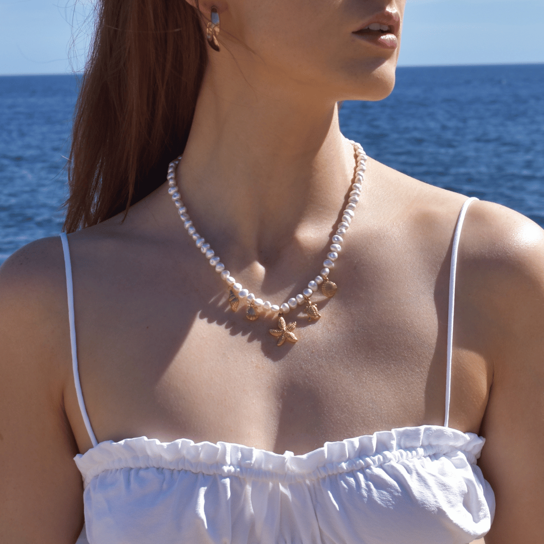 Pearl Seafoam Neklace