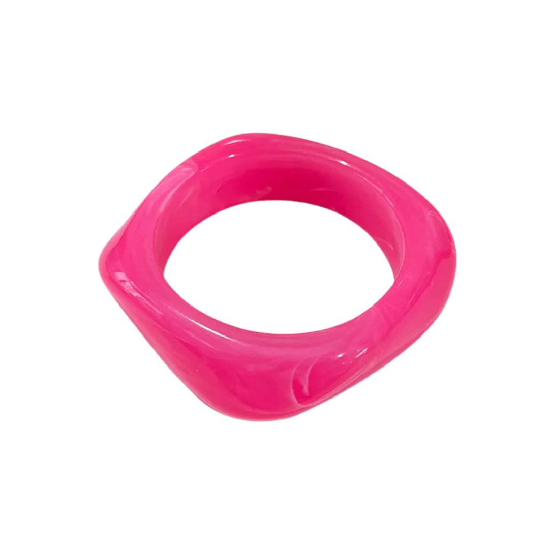 Bubblegum Irregular Bangle