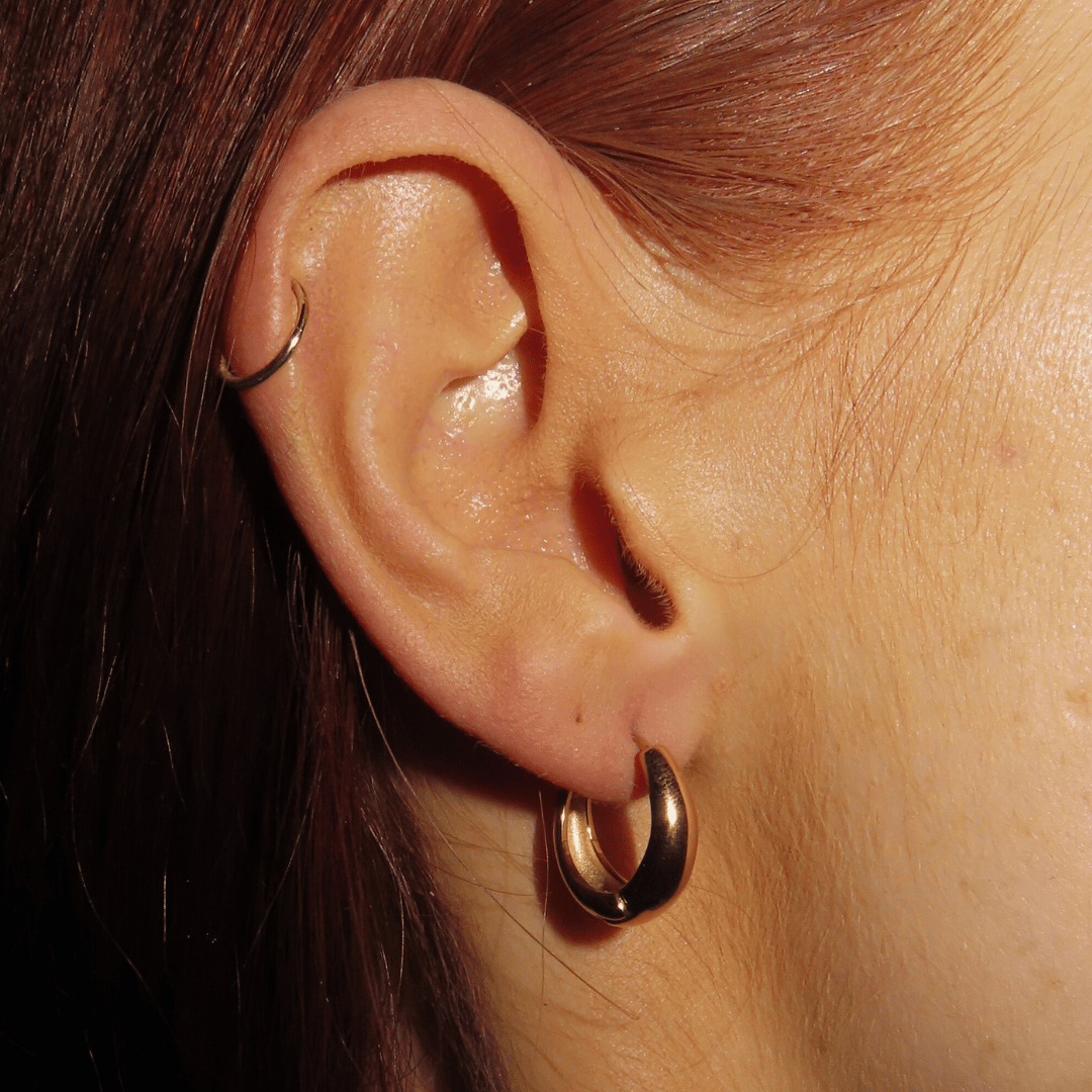 Gold Rhode Hoops | AYRE Jewellery