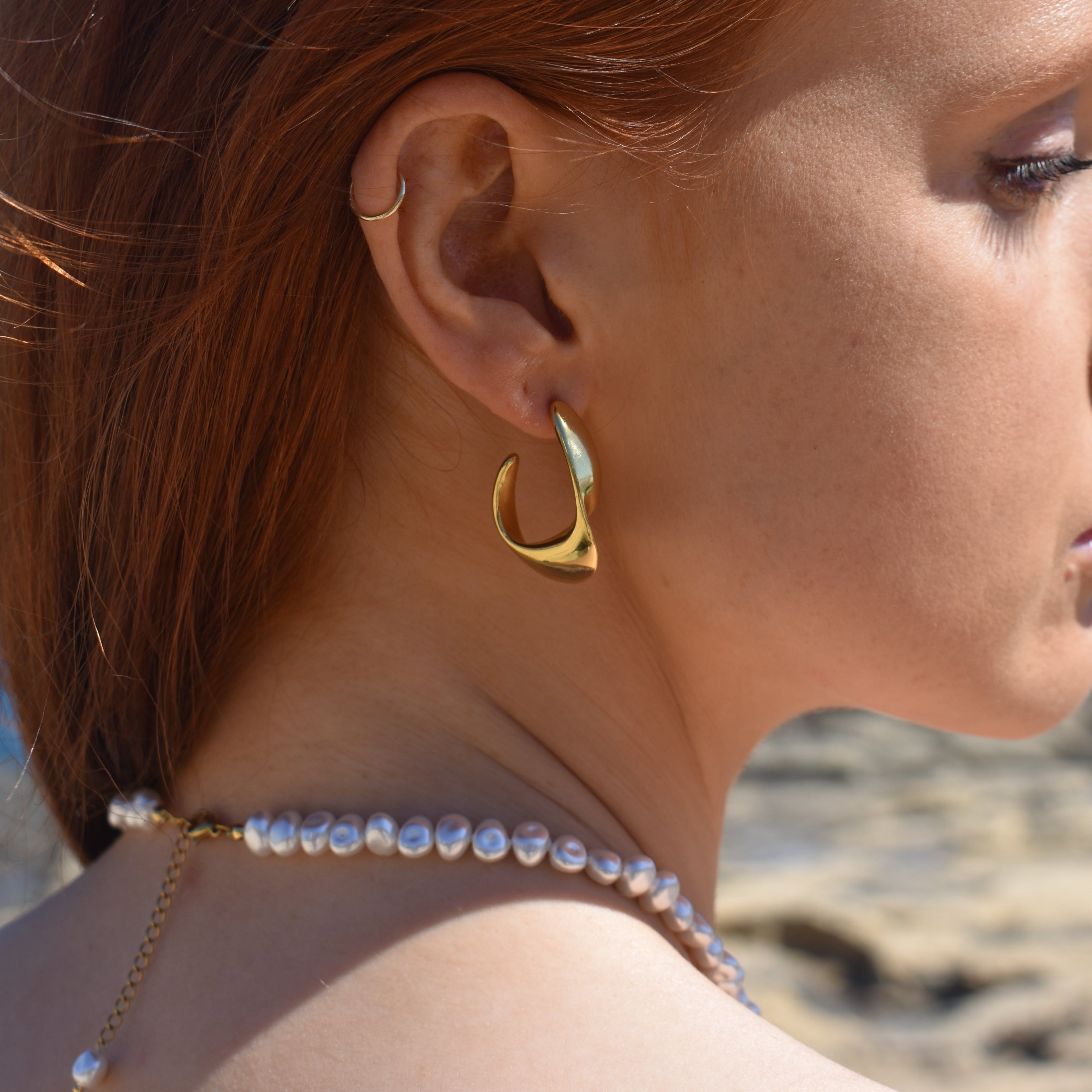 Gold Summer Hoops | AYRE Jewellery