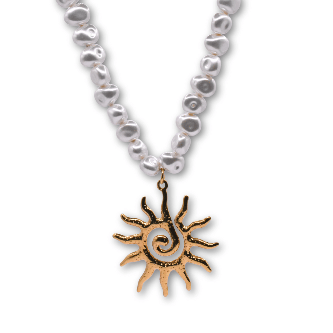 Pearl Sun Necklace