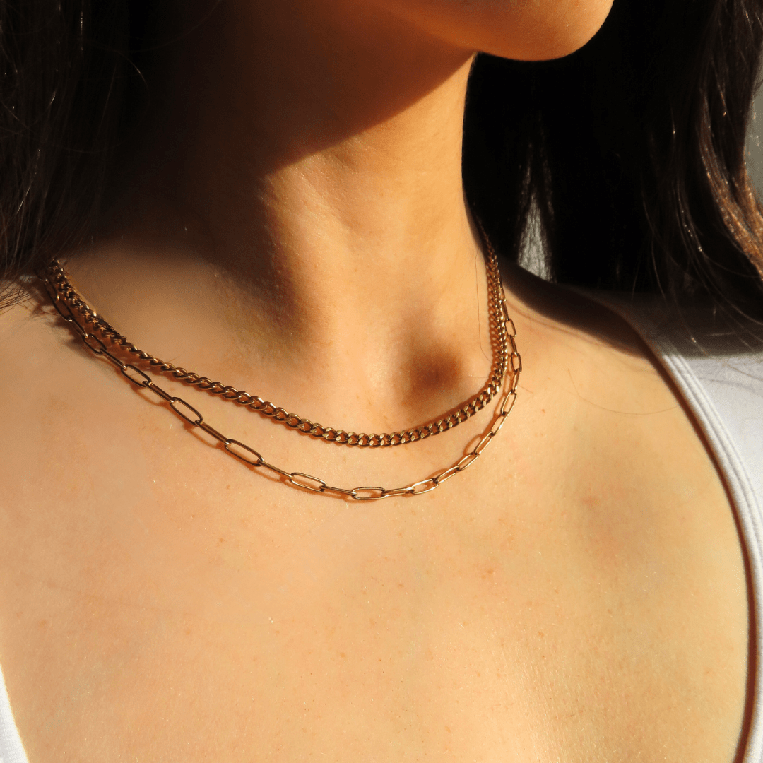 Double Layer Chain Necklace