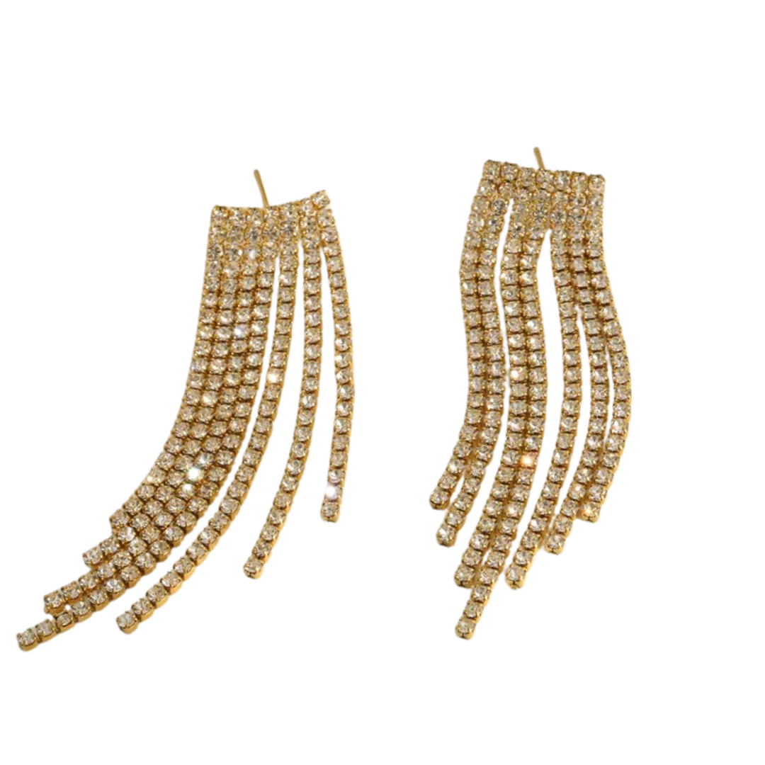Sparkle Drop Down Earrings