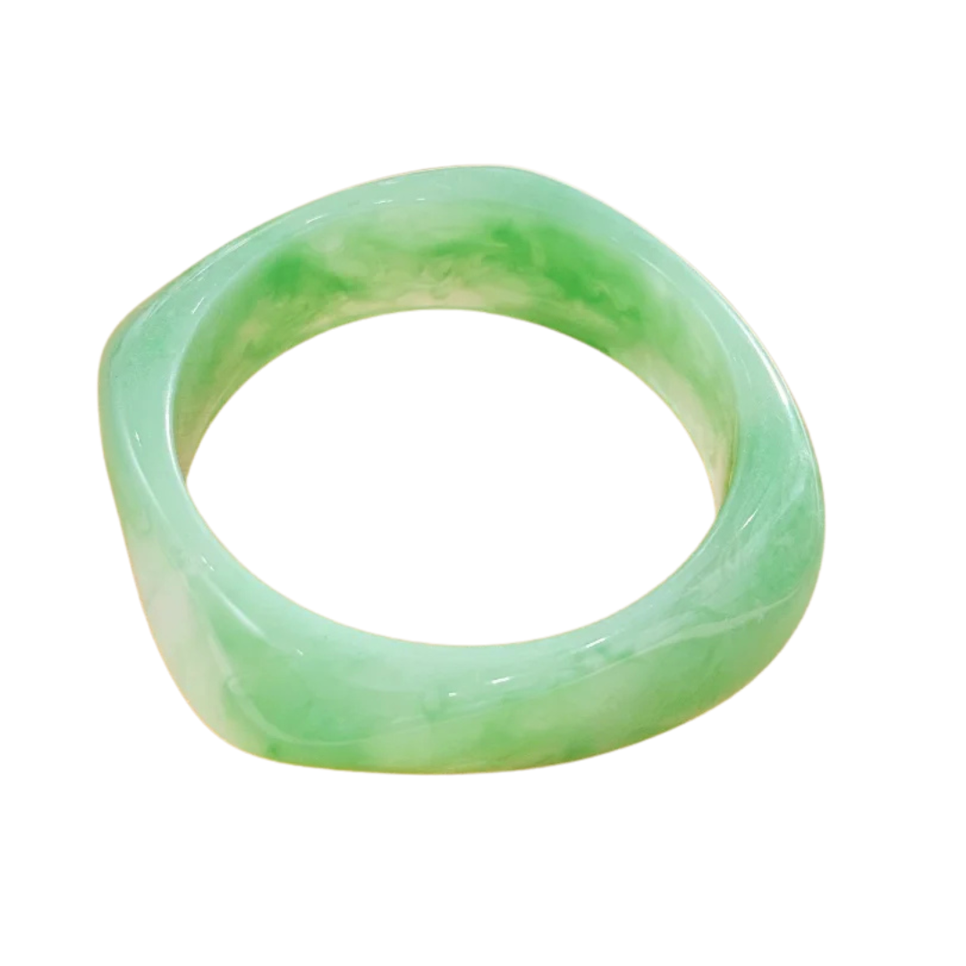Pistachio Irregular Bangle