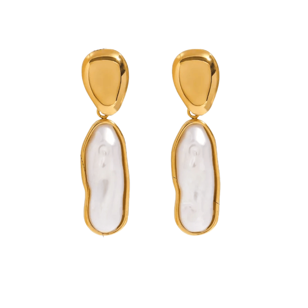 Irregular Pearl Earrings