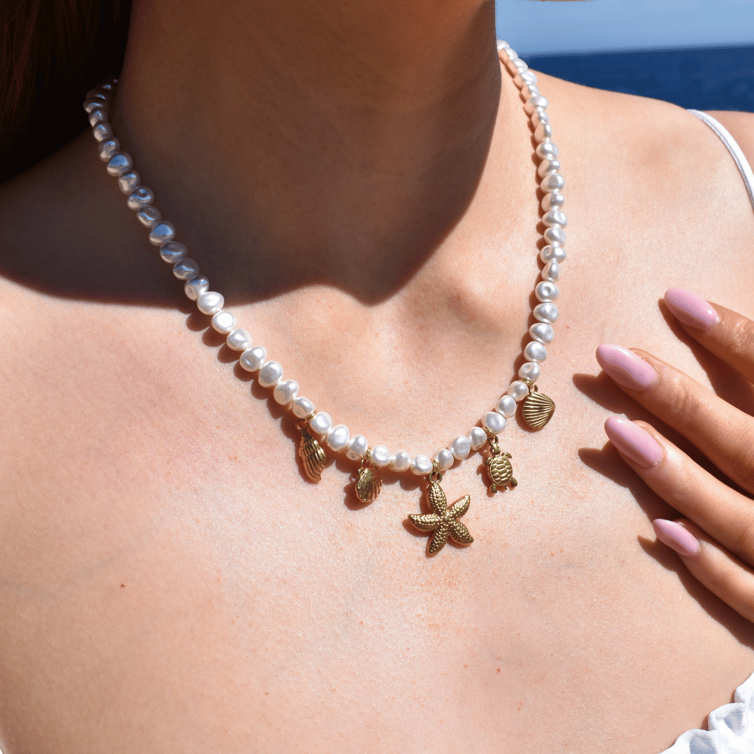 Pearl Seafoam Neklace