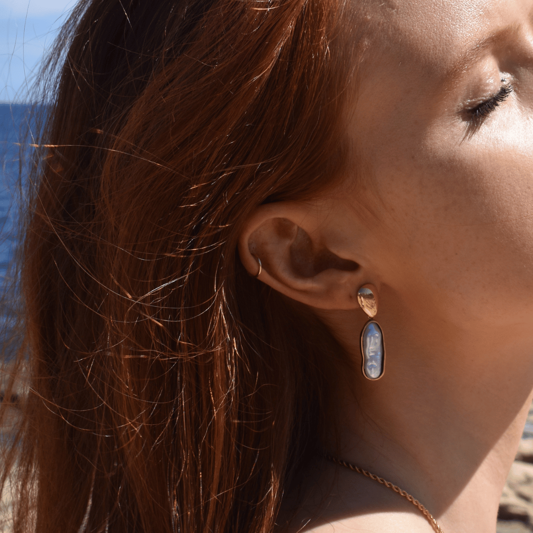 Irregular Pearl Earrings