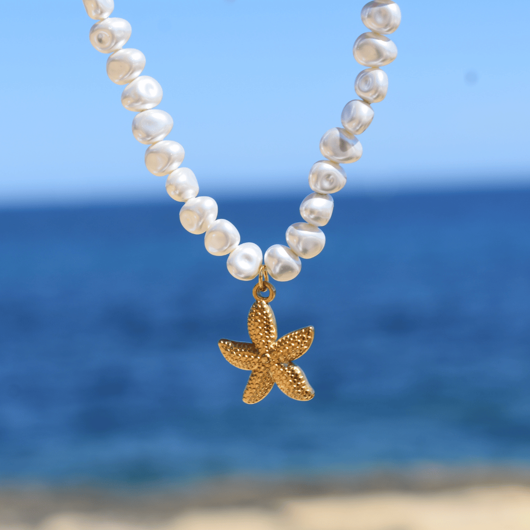 Pearl Starfish Necklace