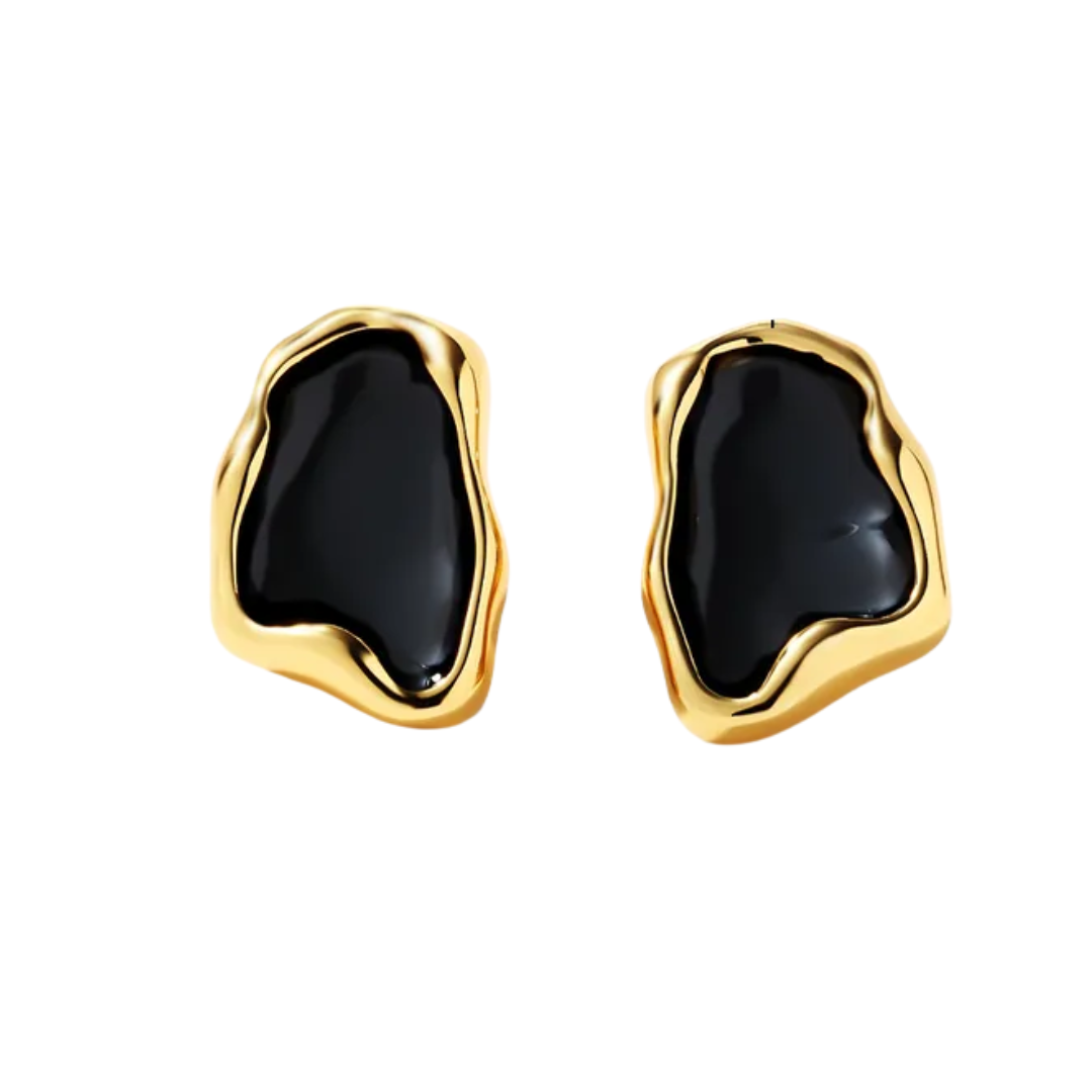 Alix Earrings - Onyx