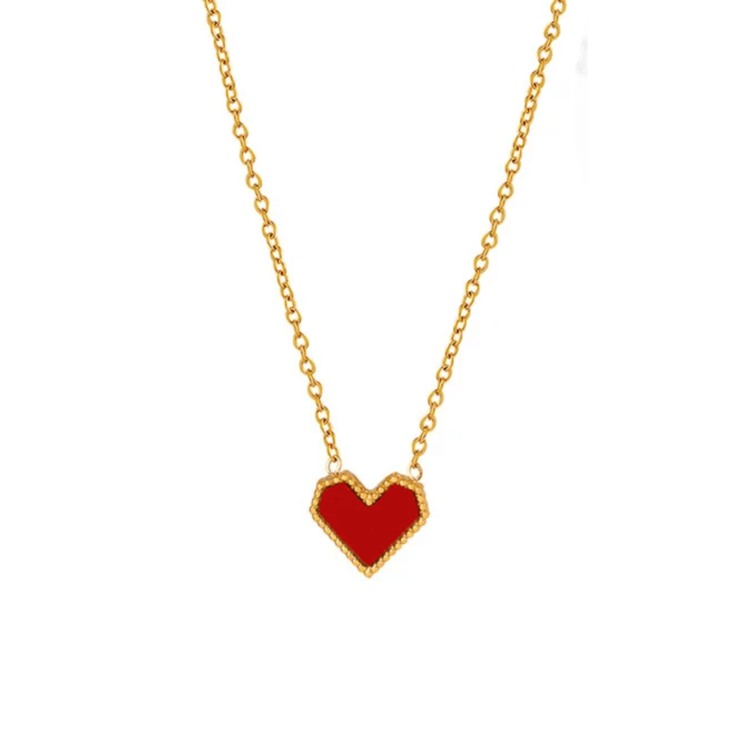 Red Heart Necklace