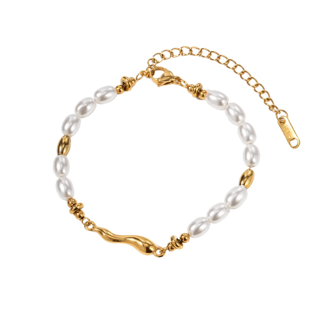 Golden Pearl Bracelet