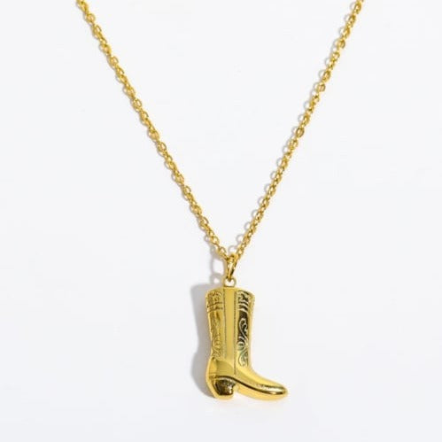 Cowgirl Boot Necklace - AYRE Jewellery