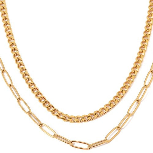 Double Layer Chain Necklace