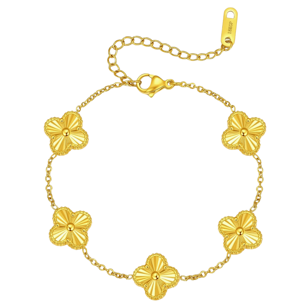 Gold Clover Bracelet